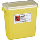 Bemis Sentinel 3-Gallon Sharps Container with Large Opening Lid - Translucent Yellow