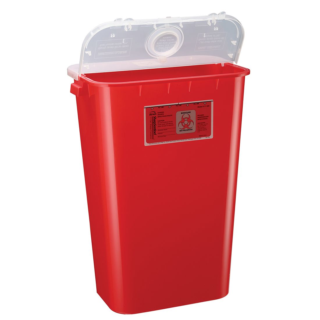 Bemis SharpSentinel 11-Gallon Sharps Container - Red