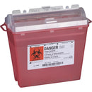 Bemis SharpSentinel 5-Quart Sharps Container - Translucent Red