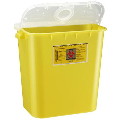 Bemis SharpSentinel 8-Gallon Sharps Container (10/Case)  Yellow