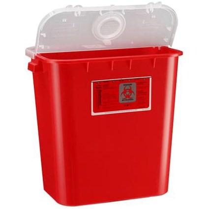 Bemis SharpSentinel 8-Gallon Sharps Container (10/Case)  Red