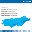 McKesson Brand McKesson Confiderm 3.8 Nitrile Exam Glove, Extra Large, Blue (1000/CS) 