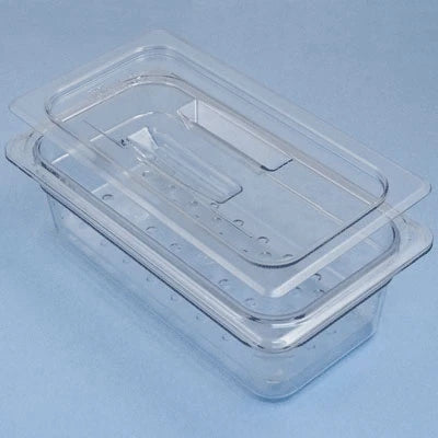 Instrument Soaking Tray - Clear, Medium, 7" x 13" x 4" - 10-3054 