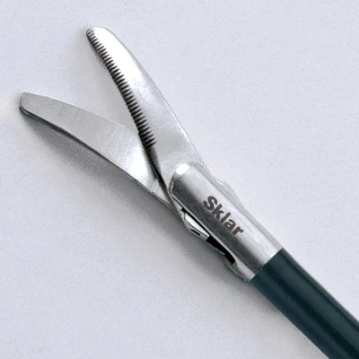Sklartech 5000 Laparoscopic Metzenbaum Scissors Replacement Insert - 13", Curved, Blunt/Blunt, Serrated, 5mm Tip - 31-9012