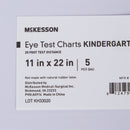 McKesson Brand McKesson Preschool Eye Test Chart (5/BG) 