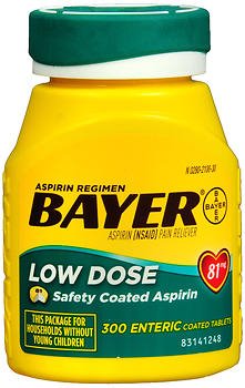 Bayer Bayer Low Dose Aspirin Pain Relief 