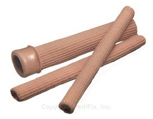 Finger Sleeve Visco-Gel Fully-Coated Ribbed Wide Pull-On