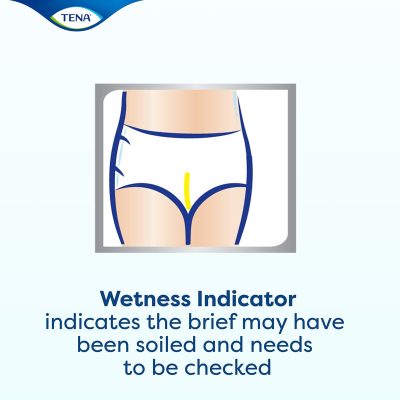 Essity HMS North America Inc Tena Dry Comfort Briefs with Curvdefence Extra Large, 52 – 62 Inch Five Drops (80/CS) 
