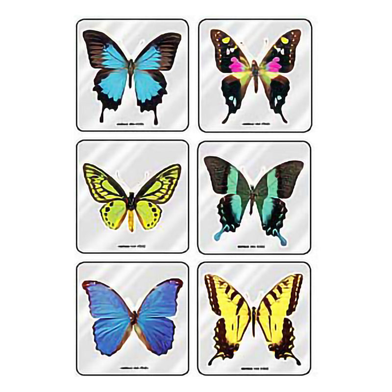Medibadge Sticker MiniBadges 75 per Roll Foil Butterflies 2-1/2 X 2-1/2 Inch (90/RL) 