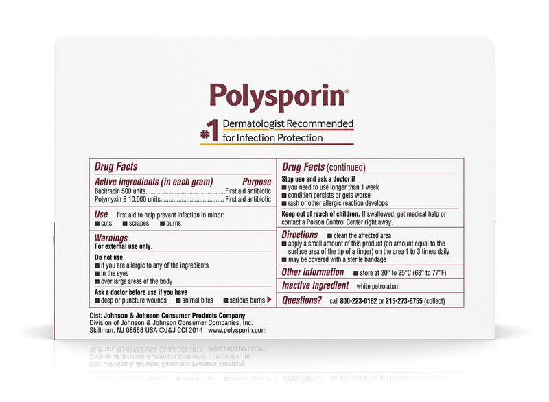 Kenvue Brands LLC Polysporin Bacitracin / Polymyxin B First Aid Antibiotic, 1 oz. Tube (24/CS) 