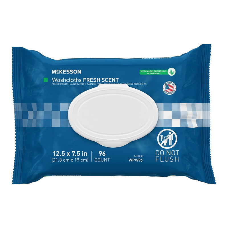 McKesson Brand McKesson Fresh Scent Personal Cleansing Wipe, Nonflushable (576/CS) 