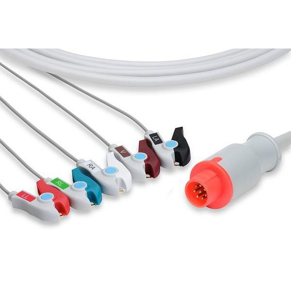 Bionet One Piece ECG Cable  5 Leads Clip