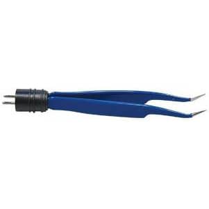 Bovie A824 Reusable 4.5" Fine, Smooth, Curved Bipolar Forceps