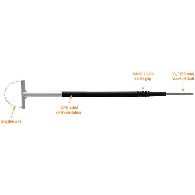 Bovie Aaron Reusable Loop Electrode - Diagram