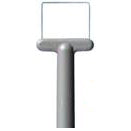 Bovie Aaron Reusable Square Electrode  5 mm x 10 mm