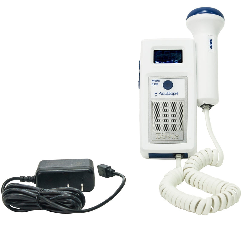 Bovie AcuDop II 330R Non-Display Rechargeable Doppler  Doppler with 8 MHz Vascular Probe