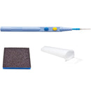 Bovie Disposable Electrosurgical Push Button Pencil with Blade Electrode, Holster, and Scratch Pad