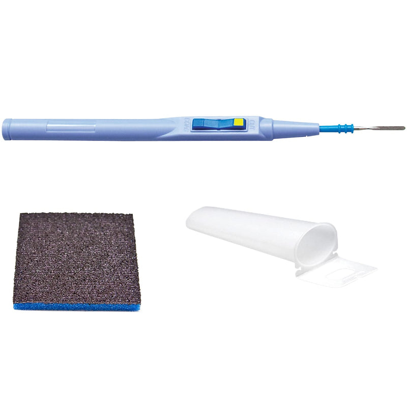 Bovie Disposable Electrosurgical Rocker Switch Pencil with Blade Electrode, Holster, and Scratch Pad