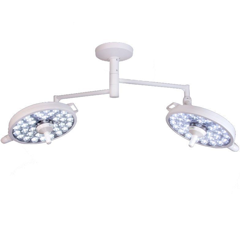 Bovie MI-1000 LED Surgery Light - Dual Ceiling Mount  With 50" Ceiling Rod (