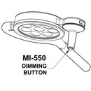 Bovie MI-550 LED Examination Light - Dimming Button Diagram