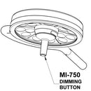 Bovie MI-750 LED Procedure Light - Dimming Button Diagram