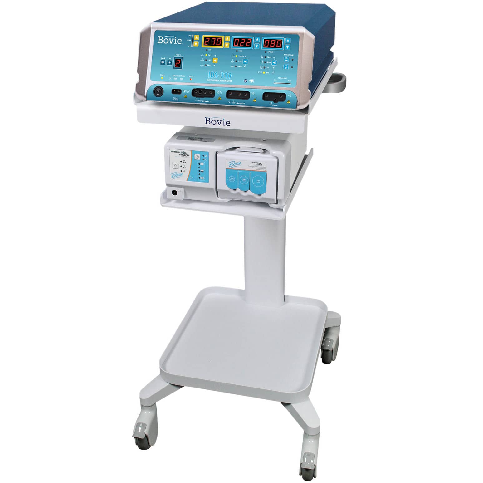 Bovie Mobile Cart with the Smoke Shark and IDS-310