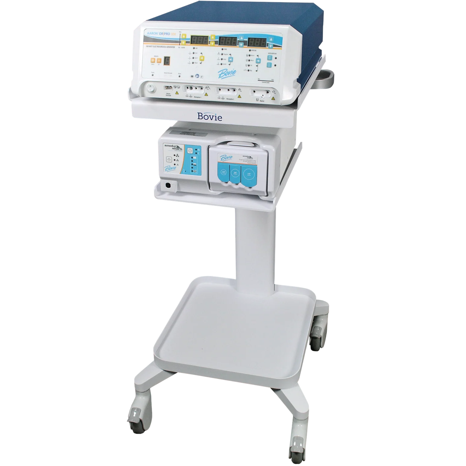 Bovie Mobile Cart with the Smoke Shark and Aaron OR|PRO 300