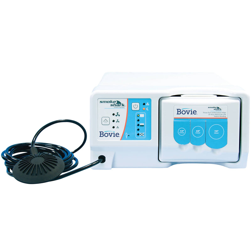 Bovie Smoke Shark II Smoke Evacuator with Pneumatic Footswitch