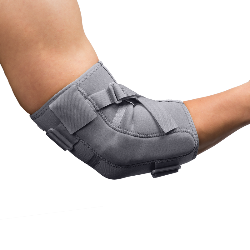SUPPORT HINGED ELBOW GRAYXL