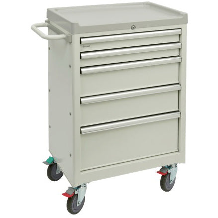 Brewer 5-Drawer Mobile Medical Cart