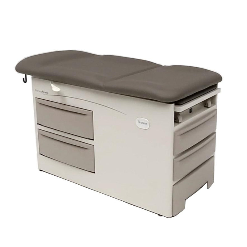 Brewer Access Stationary Exam Table - Non-Electrical: Flat Table Position