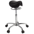 Brewer Amazone Saddle Stool - Raven Wing Black