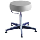 Brewer Century Series Pneumatic Aluminum Exam Stool with Glides  Blue Fog