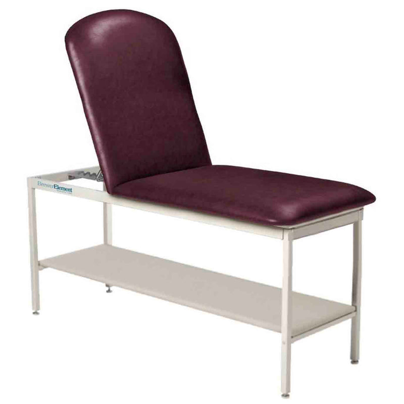 Brewer Element Treatment Table with Shelf and Adjustable Flat Top  Blue Fog