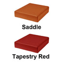 Brewer Footrest Pad Accessory - Saddle and Tapestry Red