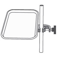 Brewer Personal Belongings Tray for IV Poles and Infusion Stands