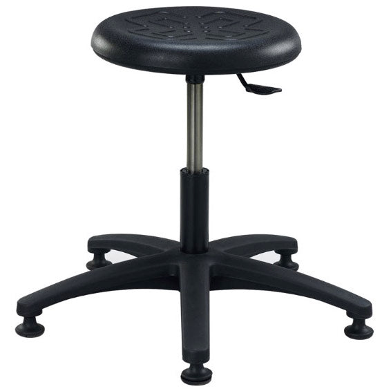 Brewer Polyurethane Round Stool  Stationary Glides
