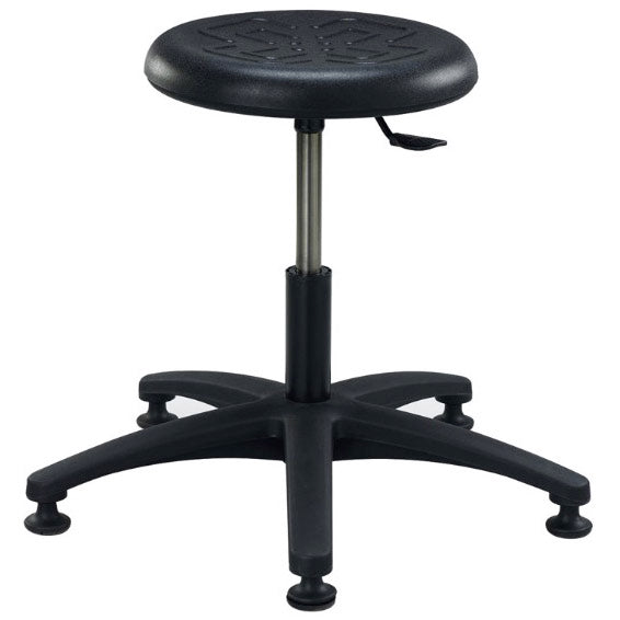 Brewer Polyurethane Round Stool with Stationary Glides