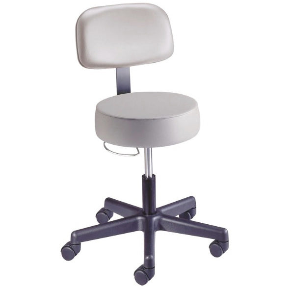 Brewer Value Plus Series Pneumatic Exam Stool with Seamless Upholstery