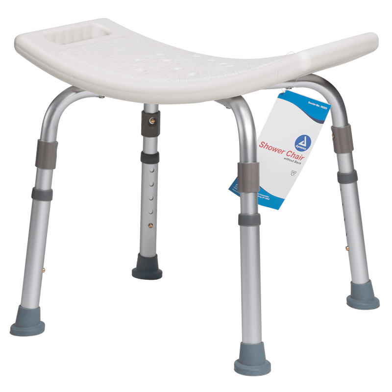 Dynarex Shower Chair without Back  4 count