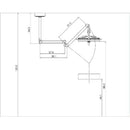 Burton APEX Surgical Light - 10 foot diagram