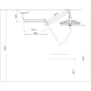 Burton APEX Surgical Light - 8 foot diagram