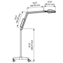 Burton Nova Exam LED Dual Intensity Exam Light - Floorstand 