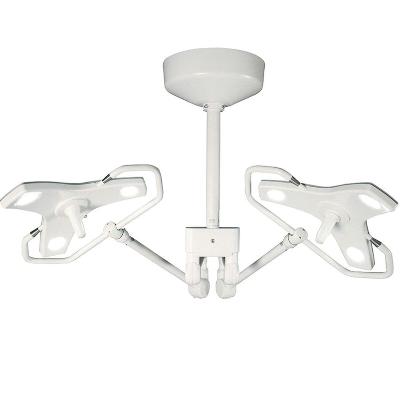 Burton Outpatient LED Examination Light - Double Ceiling Mount  For 10 foot ceiling heights