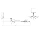 Burton Outpatient LED Examination Light - Wall Mount schematic