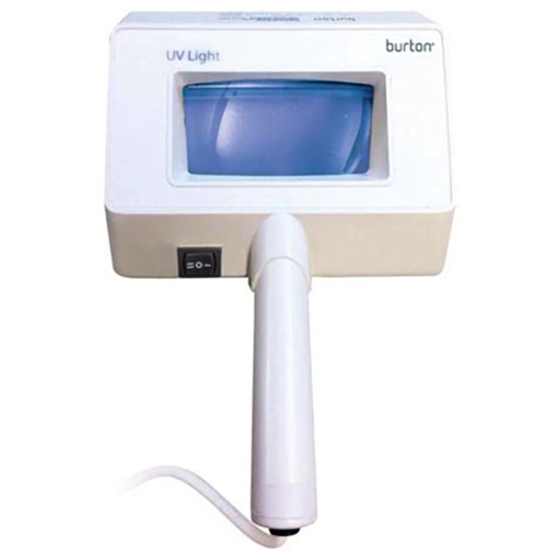 Burton UV Light with Magnifier  2 UV and 2 White Bulbs
