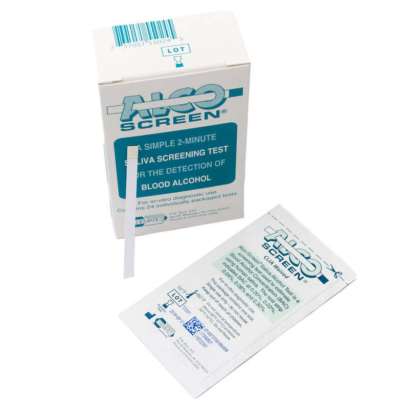 Alco-Screen Saliva Alcohol Rapid Test (Case of 288)