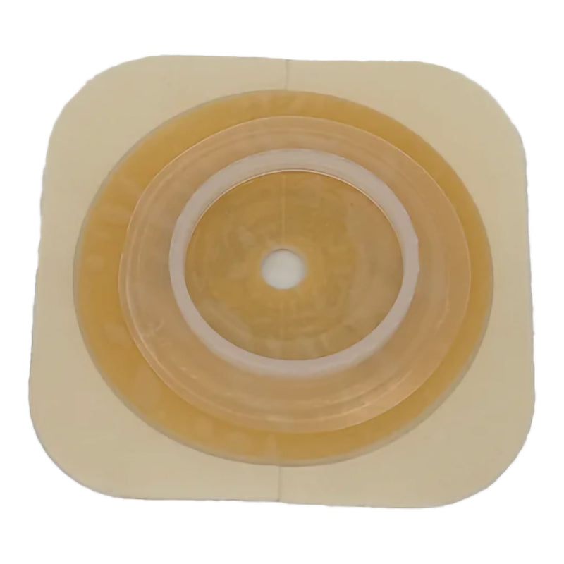 Ostomy Barrier Trim to Fit, Extended Wear Without Tape 45 mm Flange Hydrocolloid Up to 1-1/4 Inch Opening 4 X 4 Inch (5/BX)