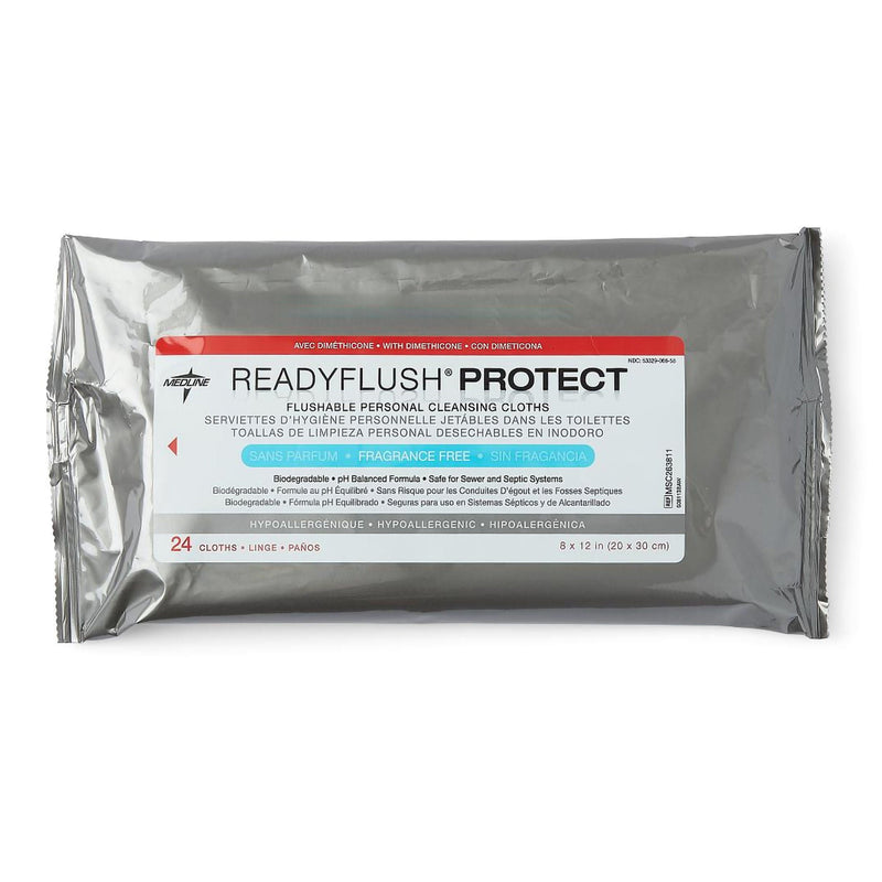 ReadyFlush Protect Flushable Incontinence Care Wipe (Case of 576)