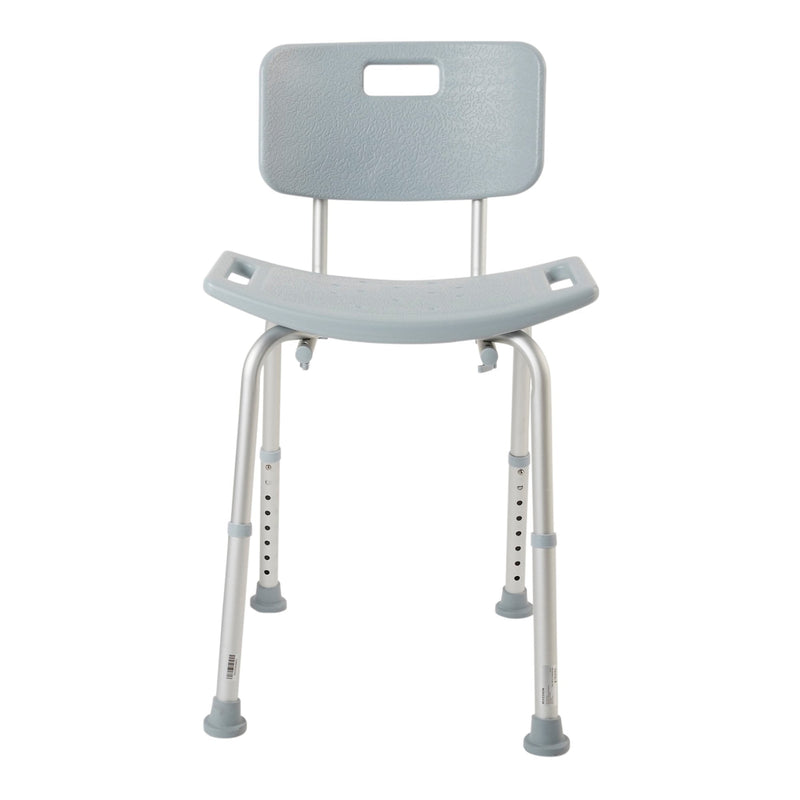 McKesson Brand McKesson Aluminum Bath Bench, 15.5 – 19.5 Inch Height 